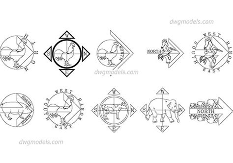 Occupational safety symbols DWG, free CAD Blocks download