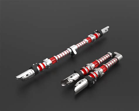 Dark Side Rey Lightsaber 3D Print Files STL - Etsy