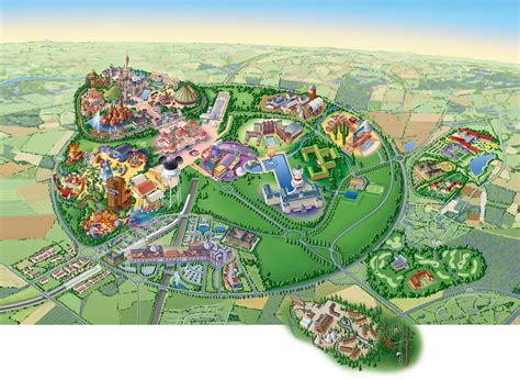 Disneyland Paris Resort Map - Riset