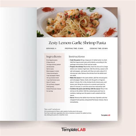 42 Perfect Cookbook Templates [+Recipe Book & Recipe Cards]