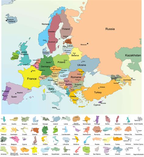 Map Of European Countries Google Maps