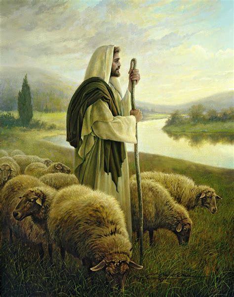 The Good Shepherd Painting by Greg Olsen