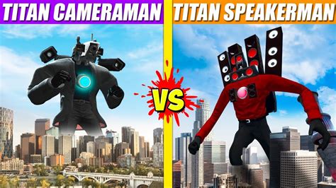 Titan Cameraman Boss vs Titan Speakerman Boss | SPORE - YouTube