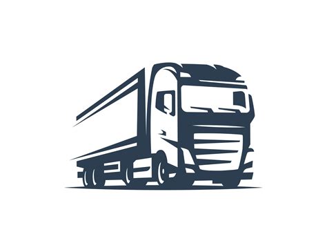 Truck logo, another one by Oleg Martcenko on Dribbble