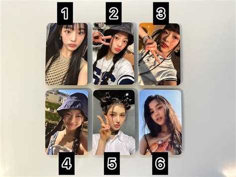 Newjeans Photocards Kpop Photocards Minji Hanni Danielle Hyein Haerin ...