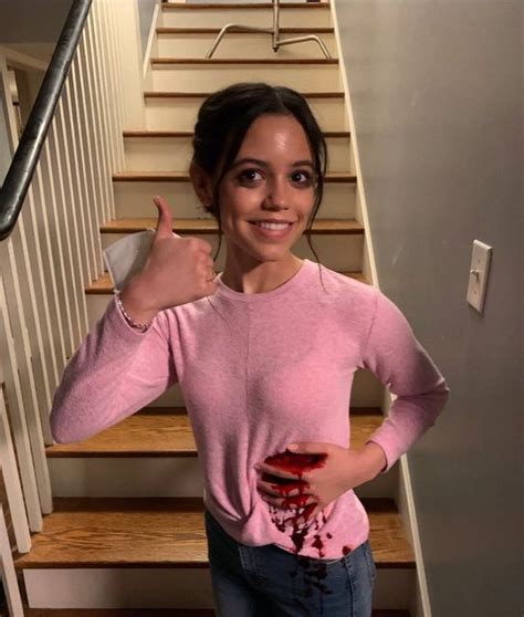 Jenna Ortega on Instagram: "First stab of the day! SCREAM is less than ...