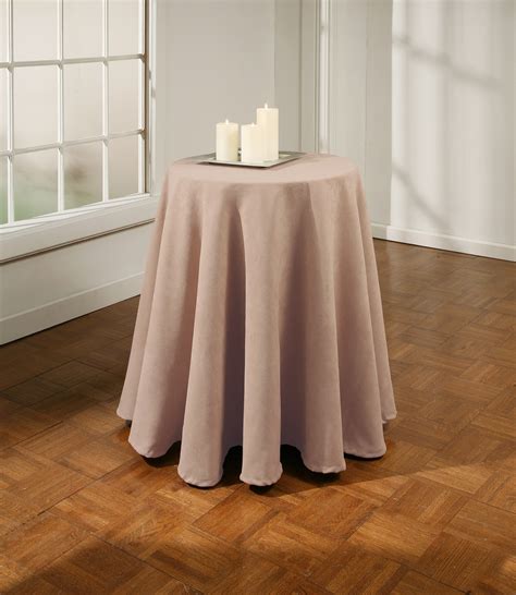 Suede 70-inch Round Tablecloth - Free Shipping On Orders Over $45 ...