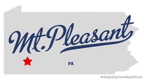 Map of Mt.Pleasant, Westmoreland County, PA, Pennsylvania