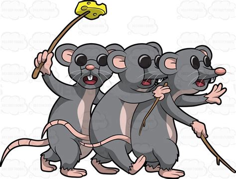 Three Blind Mice | Three blind mice, Mouse illustration, Book character day