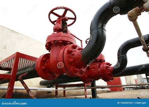 Different Types of Valves and Indicators in the Oil Industry Stock ...