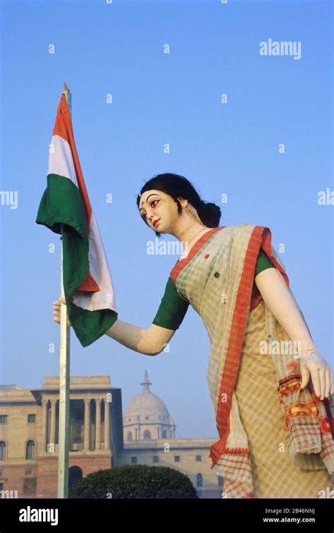 Statue holding flag in rashtrapati bhavan at delhi India, Asia Stock ...