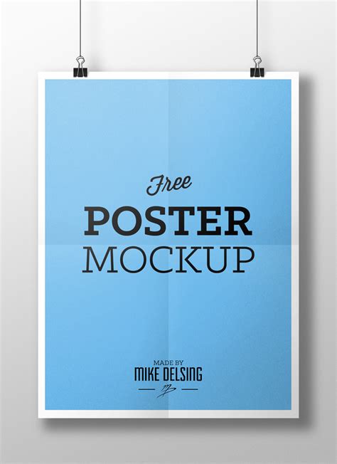 Free Poster Mockup on Behance