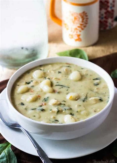 Olive Garden Chicken Gnocchi Soup {The Perfect Olive Garden Copycat}