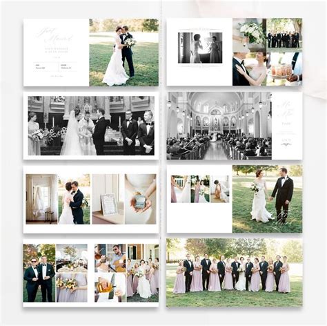 Wedding Album Template 10x10 and 12x12 Wedding Photobook - Etsy ...