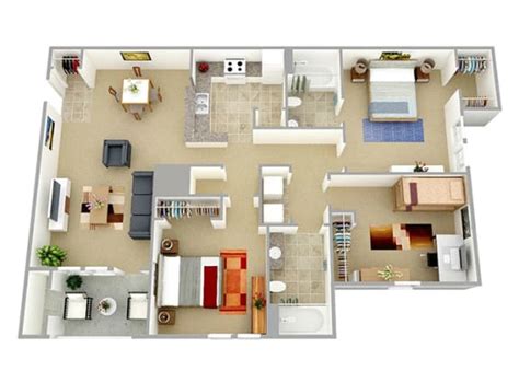 Floor Plans of Crestview Apartments in Fredericksburg, VA