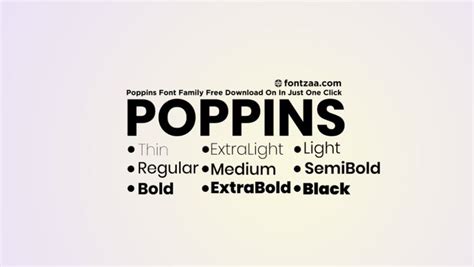 Poppins Font | Poppins font, Business fonts, Business logo fonts