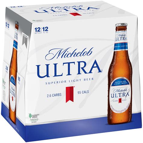 Michelob Ultra Superior Light Beer - 12pk/12 fl oz Bottles – BrickSeek