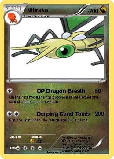 Pokémon Vibrava 27 27 - OP Dragon Breath - My Pokemon Card