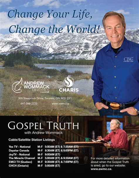 Andrew Wommack Ministries Canada - Bible College - Toronto Christian ...