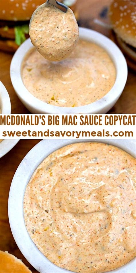 McDonald's Big Mac Sauce Copycat [Video] - Sweet and Savory Meals