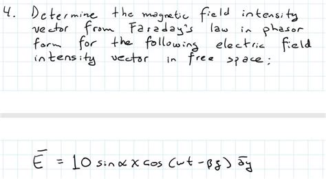 Solved 4. Determine the magnetic field intensity vector from | Chegg.com