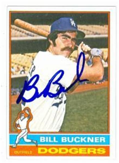 Bill Buckner autographed Baseball Card (Los Angeles Dodgers) 1976 Topps ...