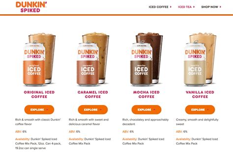 Dunkin' Spiked Hard Iced Coffee (and Tea) with Alcohol: Here Are The Facts