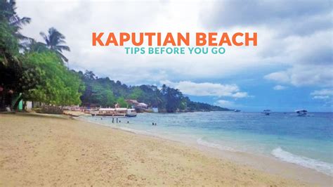 KAPUTIAN BEACH, SAMAL ISLAND: IMPORTANT TRAVEL TIPS - Philippine Beach ...