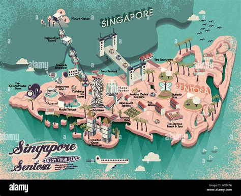 Map Sentosa Island Singapore Attractions – The World Map