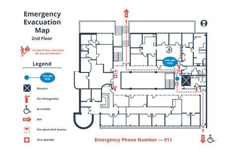 Evacuation Map Template Free