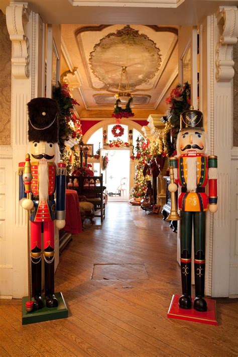 Victorian Christmas at Korner's Folly, nutcrackers in foyer www ...