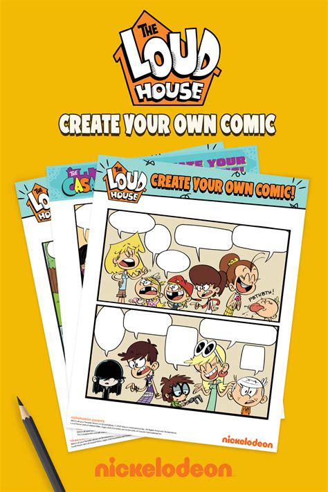 Create Your Own Comics — with The Loud House and The Casagrandes ...