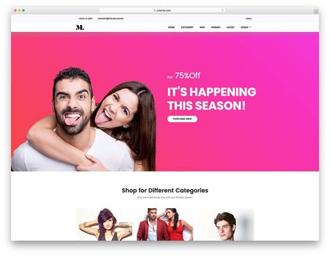 38 Free Shopping Websites Templates To Attract Shopaholics 2020