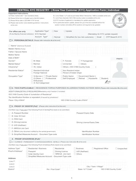 KYC Application Form Shriram General Insurance - Fill Out and Sign ...