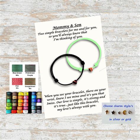 Separation Anxiety Bracelets, Waterproof String Bracelet, Parent Child ...