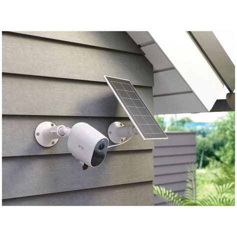 Arlo Essential Spotlight Video Doorbell & Solar Panel Bundle VMC2030 ...