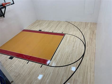 Custom Residential Basketball Court Flooring Installation E_M Custom ...