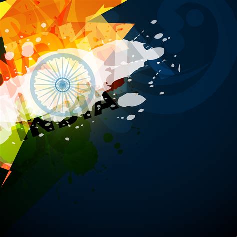 abstract indian flag 455939 Vector Art at Vecteezy