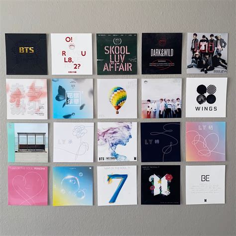 Bts Discography Album Covers Solos - Etsy Australia