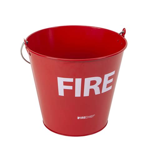 Buy Firechief MFB1 Metal Fire Bucket, Red Online at desertcartKSA