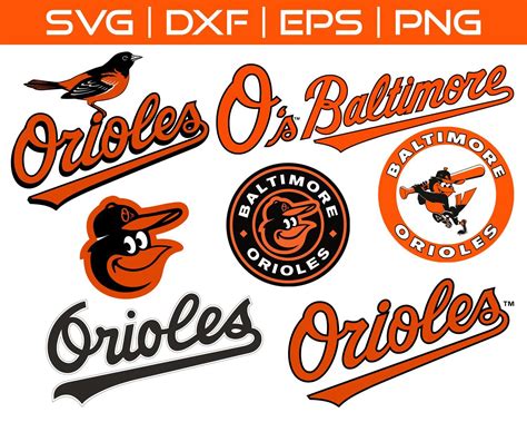 Baltimore Orioles MLB Baseball Team Logo Svg, Eps, Dxf, Png | Mlb ...