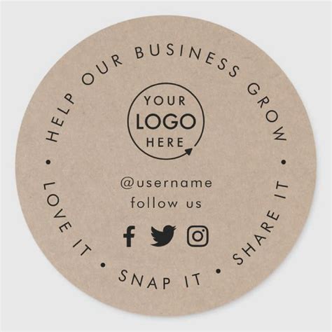 Get Business Stickers | Business Logo Stickers