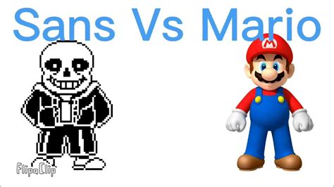 Sans Vs Mario (Animation) - YouTube