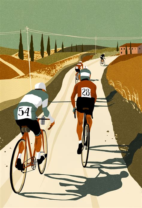 The Cyclist’s Bucket List – Eliza Southwood – Illustrator | Cycling art ...