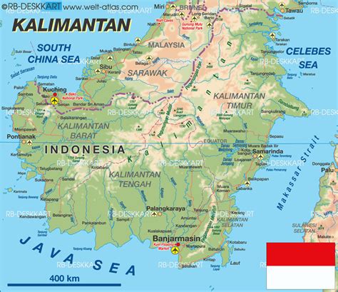 Balikpapan Indonesia Map