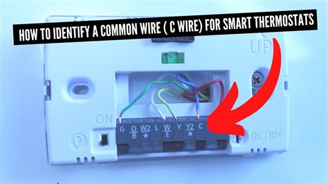 How To Identify A Thermostat Common Wire (C Wire) & What It Does For ...