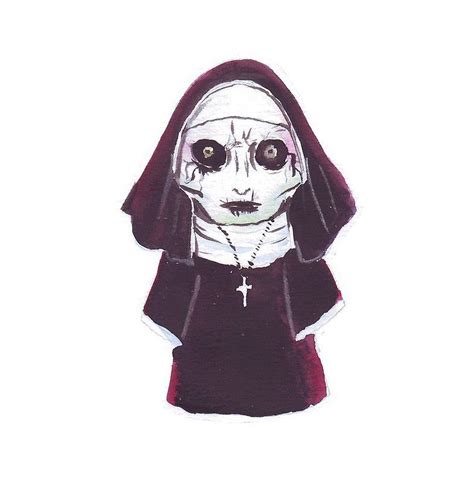 Conjuring 2 Scary Nun Drawings