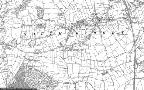 Historic Ordnance Survey Map of South Kirkby, 1891