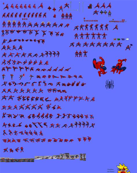 Spider-Man SSF2 SpriteSheet Unfinished (CANCELLED) by AlejoMilich on ...