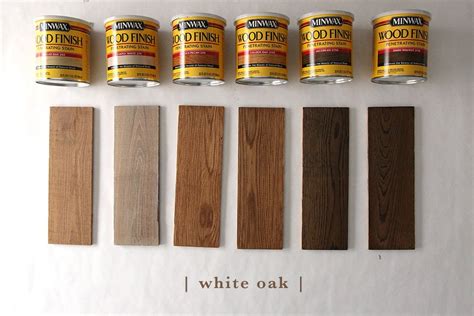 Minwax Stain Colors Chart